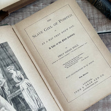 Load image into Gallery viewer, The Slave Girl of Pompeii by Emily Sarah Holt; Lovely Floral Binding Antique Book