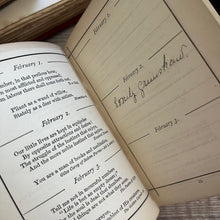 Load image into Gallery viewer, 1883 The Longfellow Birthday Book Pretty Victorian Pocket Book with Floral Binding