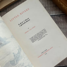Load image into Gallery viewer, 1895 Little Rivers by Henry Van Dyke Art Nouveau Binding Illustrated