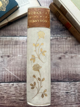 Load image into Gallery viewer, 1907 The Complete Works of Alfred Lord Tennyson; Half Vellum Binding Edwardian