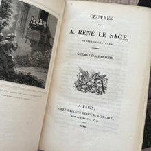 Load image into Gallery viewer, 12 Volume Set of Early 19th Century French Books in Half Morocco 1828