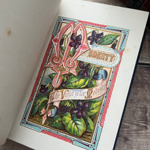 Load image into Gallery viewer, Floral Poesy A Book for All Seasons Language of Flowers Victorian Book Rare