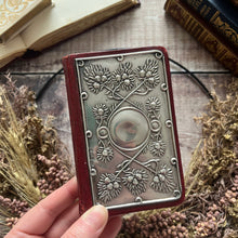 Load image into Gallery viewer, 1904 The Illustrated Longfellow Birthday Book Mounted Sterling Silver Front Cover Floral