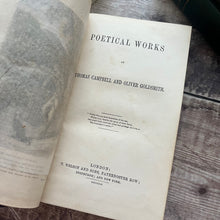 Load image into Gallery viewer, 1860 The Poetical Works of Campbell and Goldsmith Victorian Fine Binding Book