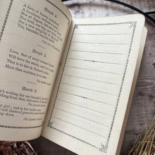 Load image into Gallery viewer, 1904 The Illustrated Longfellow Birthday Book Mounted Sterling Silver Front Cover Floral