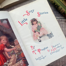 Load image into Gallery viewer, Little Susy Stories by Mrs E Prentiss Beautiful Binding of a Reading Girl
