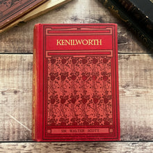 Load image into Gallery viewer, Kenilworth by Sir Walter Scott Beautiful Floral Cloth Binding