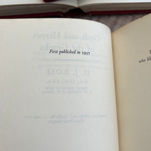 Load image into Gallery viewer, 1957 Gods and Heroes of the Greeks by HJ Rose School Prize Quarter Leather Book