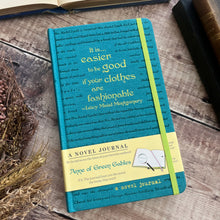 Load image into Gallery viewer, A Novel Journal - Anne of Green Gables by LM Montgomery - Ruled Notebook