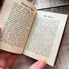 Load image into Gallery viewer, Essays of Elia Miniature Yapp Binding Full Leather Antique Book
