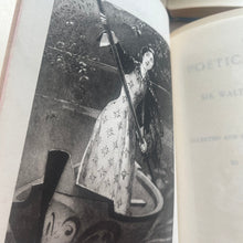 Load image into Gallery viewer, 1898 The Poetical Works of Sir Walter Scott; Half Calf School Prize Binding