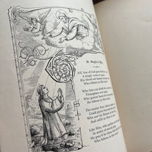 Load image into Gallery viewer, 1870 Heber's Hymns Mid Victorian 19th Century Floral Binding Book