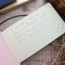 Load image into Gallery viewer, 1920's Friendship Album Filled with Writings and Verse