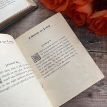 Load image into Gallery viewer, 1910 A Message for Today by Grace Whitney Hoff Half Morocco Leather Daily Devotions