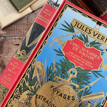 Load image into Gallery viewer, 2006 Jules Verne Book; Cinq Semaines en Ballon Stunning Binding