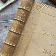 Load image into Gallery viewer, Le Livre du Mariage Souvenir de 1885; 19th Century Full Leather Book with Gauffered Edges