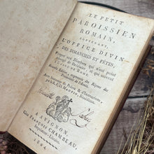 Load image into Gallery viewer, 1804 Le Petit Paroissien Romain; Full Leather French Catholic Prayer Book (et)