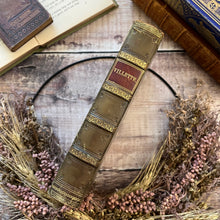 Load image into Gallery viewer, 1857 Villette by Currer Bell (Charlotte Bronte) Half Leather Victorian Book Rare