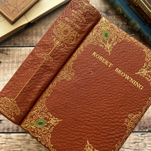 Load image into Gallery viewer, The Poetical Works of Robert Browning Faux Leather Book Early 20th Century