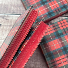 Load image into Gallery viewer, 1868 Box Set featuring the Poetry of Sir Walter Scott; Small Pocket Books in Tartan Bindings