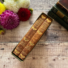 Load image into Gallery viewer, Rare Boxed Set of the Novels of Jane Austen in Two Leather Bound Volumes 1904 (Et)