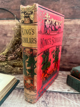 Load image into Gallery viewer, King's Scholars by M.L.Ridley Late Victorian Book with Floral Binding