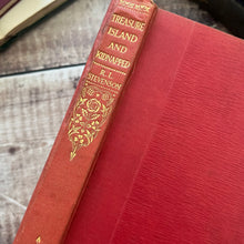 Load image into Gallery viewer, 1907 Treasure Island and Kidnapped by RL Stevenson; Edwardian Book