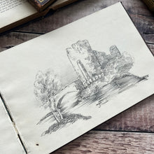 Load image into Gallery viewer, Early Victorian Sketchbook 19th Century Architectural Pencil Sketches