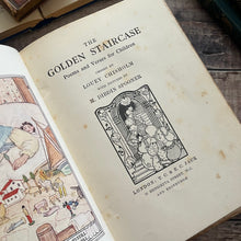 Load image into Gallery viewer, The Golden Staircase Poems and Verses for Children Beautiful Floral Binding