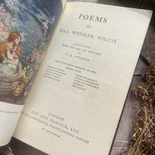 Load image into Gallery viewer, Poems of Ella Wheeler Wilcox; Yapp Leather Suede with Floral Gilt