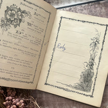 Load image into Gallery viewer, The Longfellow Birthday Book; Illustrated Pocket Book in Floral Binding