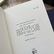 Load image into Gallery viewer, The Ocean at the End of the Lane by Neil Gaiman SIGNED Limited Edition Slipcase