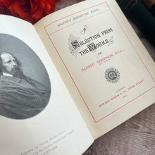 Load image into Gallery viewer, 1865 Selections from Alfred Lord Tennyson Antiquarian Antique Poetry Book