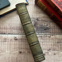Load image into Gallery viewer, 1887 Shirley by Charlotte Bronte Half Calf Binding with Marbled Edges (Et)