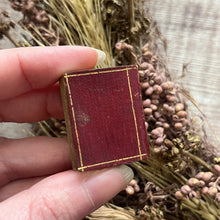 Load image into Gallery viewer, Small Rain Upon the Tender Herb written by Anon; Miniature Victorian Leather Book