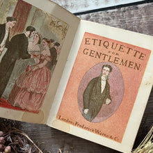 Load image into Gallery viewer, 1866 Routledge's Etiquette for Gentlemen Miniature Rare Edition Pocket Book