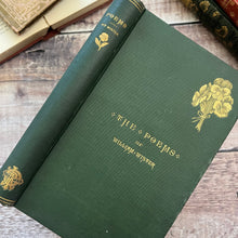 Load image into Gallery viewer, 1881 The Poems of William Winter Pretty Victorian Floral Binding