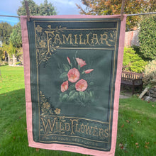 Load image into Gallery viewer, Organic Cotton Tea Towel - Pride and Prejudice or Familiar Wildflowers