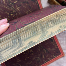 Load image into Gallery viewer, Hidden Fore-Edge Painting Faust by Goethe Full Leather Antique Book 1890 (Et)