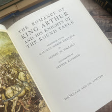 Load image into Gallery viewer, 1979 The Romance of King Arthur Illustrated by Arthur Rackham; Vintage Book with DJ