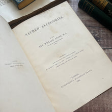 Load image into Gallery viewer, 1856 Sacred Allegories by the Rev William Adams Full Fine Leather Binding Book