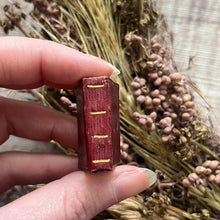 Load image into Gallery viewer, Small Rain Upon the Tender Herb written by Anon; Miniature Victorian Leather Book