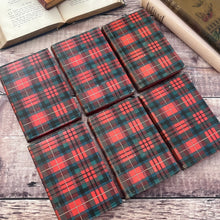 Load image into Gallery viewer, 1868 Box Set featuring the Poetry of Sir Walter Scott; Small Pocket Books in Tartan Bindings