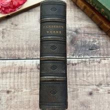 Load image into Gallery viewer, 1854 The Poetical Works of George Herbert; Full Morocco Gilt Gauffered Edges