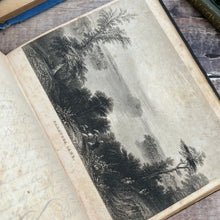 Load image into Gallery viewer, Early Victorian Manuscript Book; Full Embossed Leather with Original Verse and Printed Plates