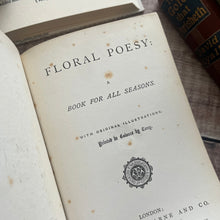 Load image into Gallery viewer, Floral Poesy A Book for All Seasons Language of Flowers Victorian Book Rare