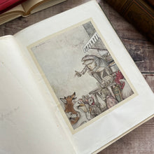 Load image into Gallery viewer, 1912 Aesop's Fables Illustrated by Arthur Rackham First Edition Thus Colour Plates