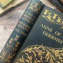 Load image into Gallery viewer, 1894 Anne of Geierstein by Sir Walter Scott; AA Turbayne Binding