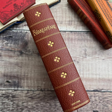 Load image into Gallery viewer, 1911 The Complete Works of Shakespeare Faux Leather Book