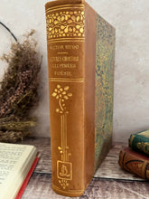 Load image into Gallery viewer, Quarter Leather French Book of Poetry by Victor Hugo; Lovely Antique Book